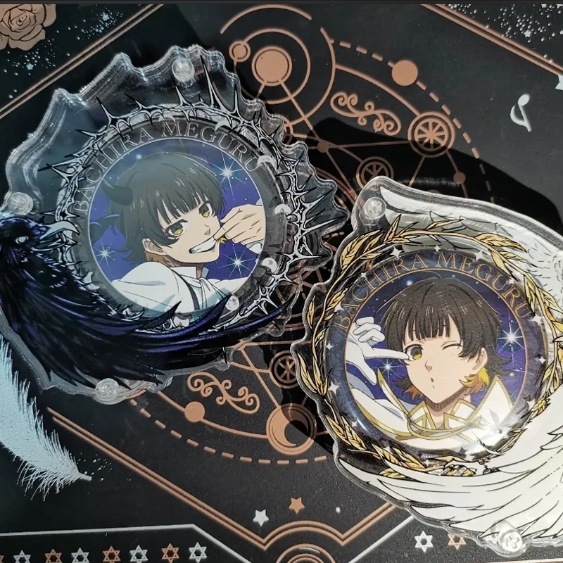 【GOODS】 58mm ディスプレイ ハトとカラス 缶バッジホルダー Ｑ2156