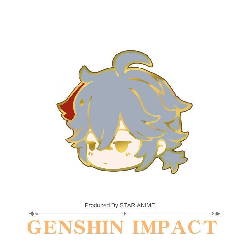 【GOODS】原神 金属 プローチ Q2556