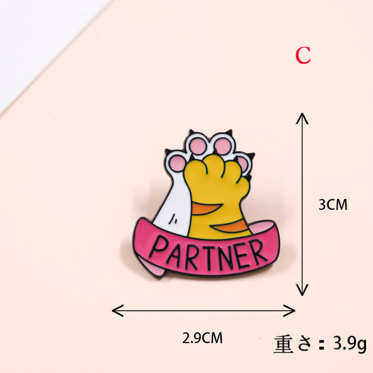 【小物】可愛いブローチF8428