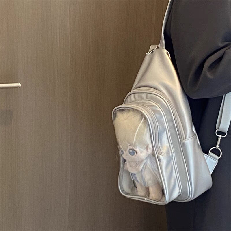 【GOODS】痛バッグ 20cmぬい収納可能 ショルダーバッグ 2way Q2460