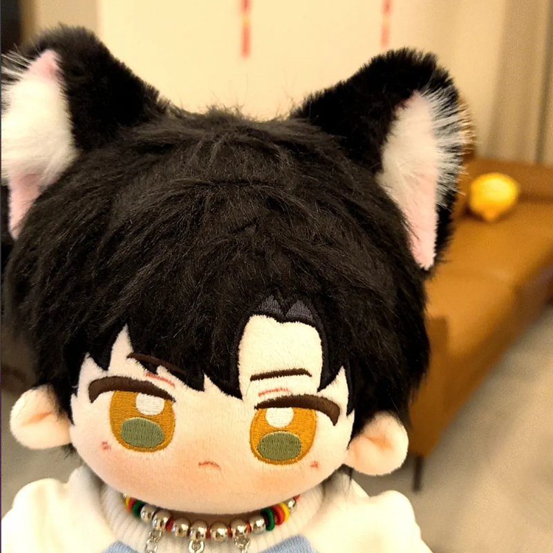 【GOODS】着せ替え  ぬいぐるみ服 猫耳としっぽ セット Q2559