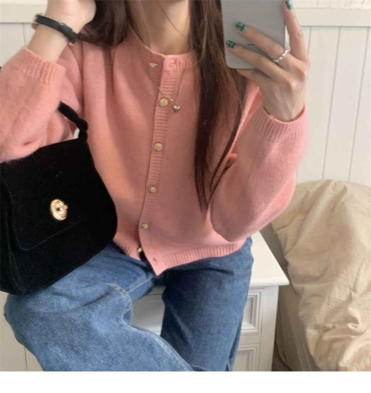 【outer】ニットカーデ　M27233