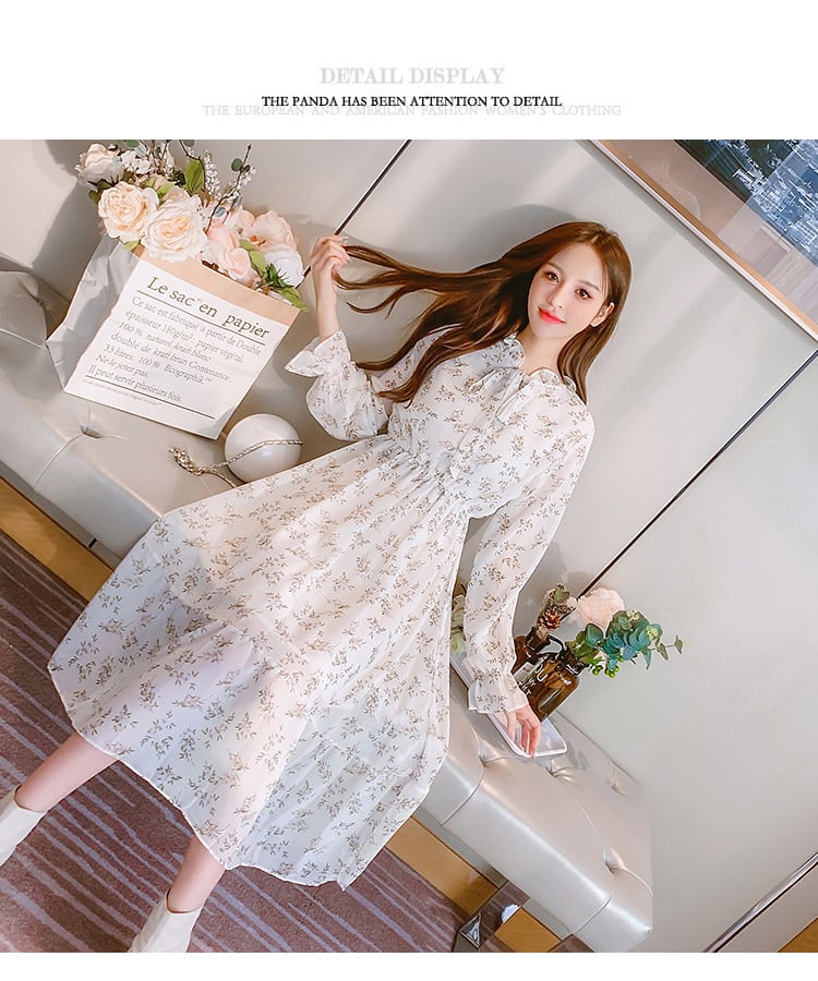 【dress】花柄ワンピース　M25347