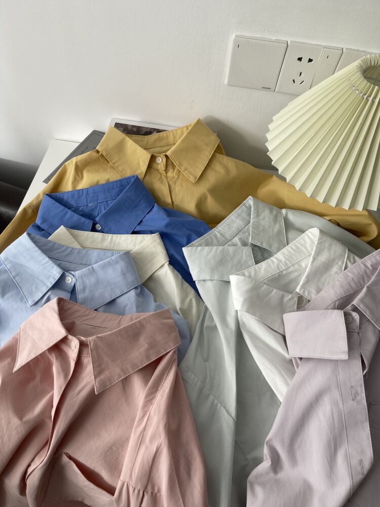 【tops】カラーシャツ　M29894