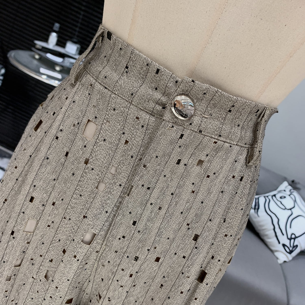 【set】ノースリーブトップス×ワイドパンツセット　M24990