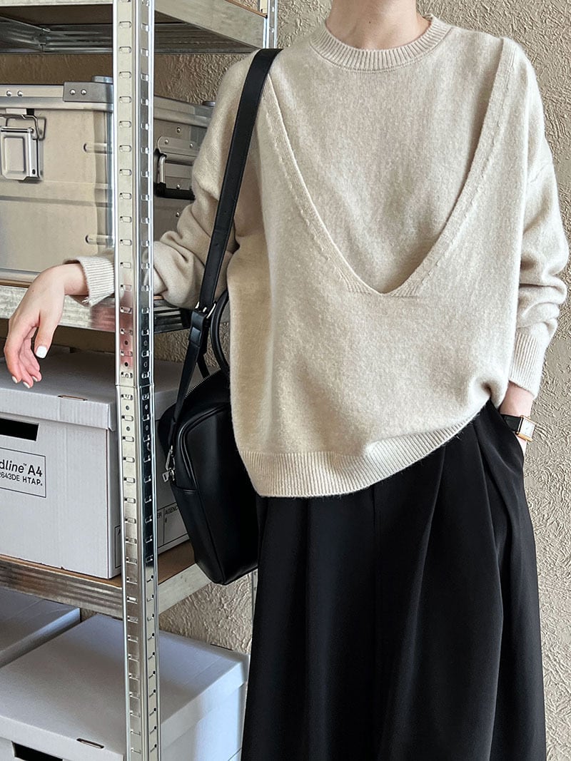 【tops】ニットアンサンブル　N2877