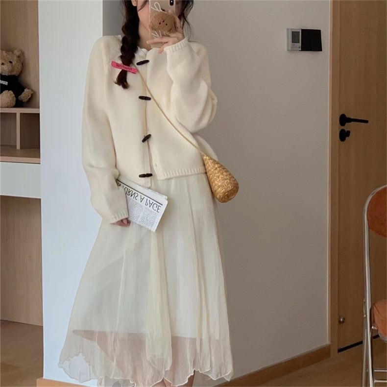 【outer】ニットカーデ　M17962