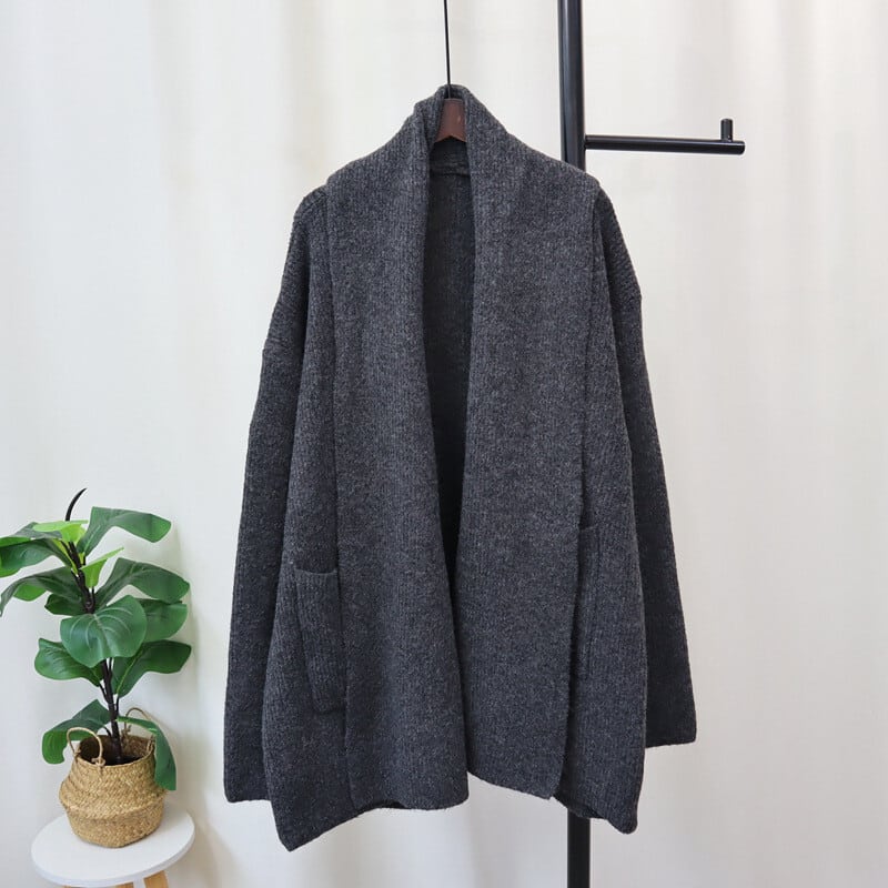 【outer】Vネックニットカーデ　M27589