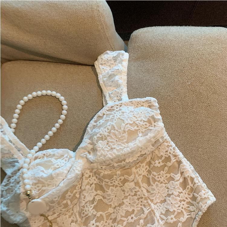 【tops】レースキャミソール　M29524