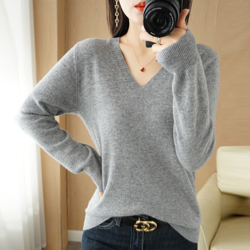【tops】ニットプルオーバー　M19160