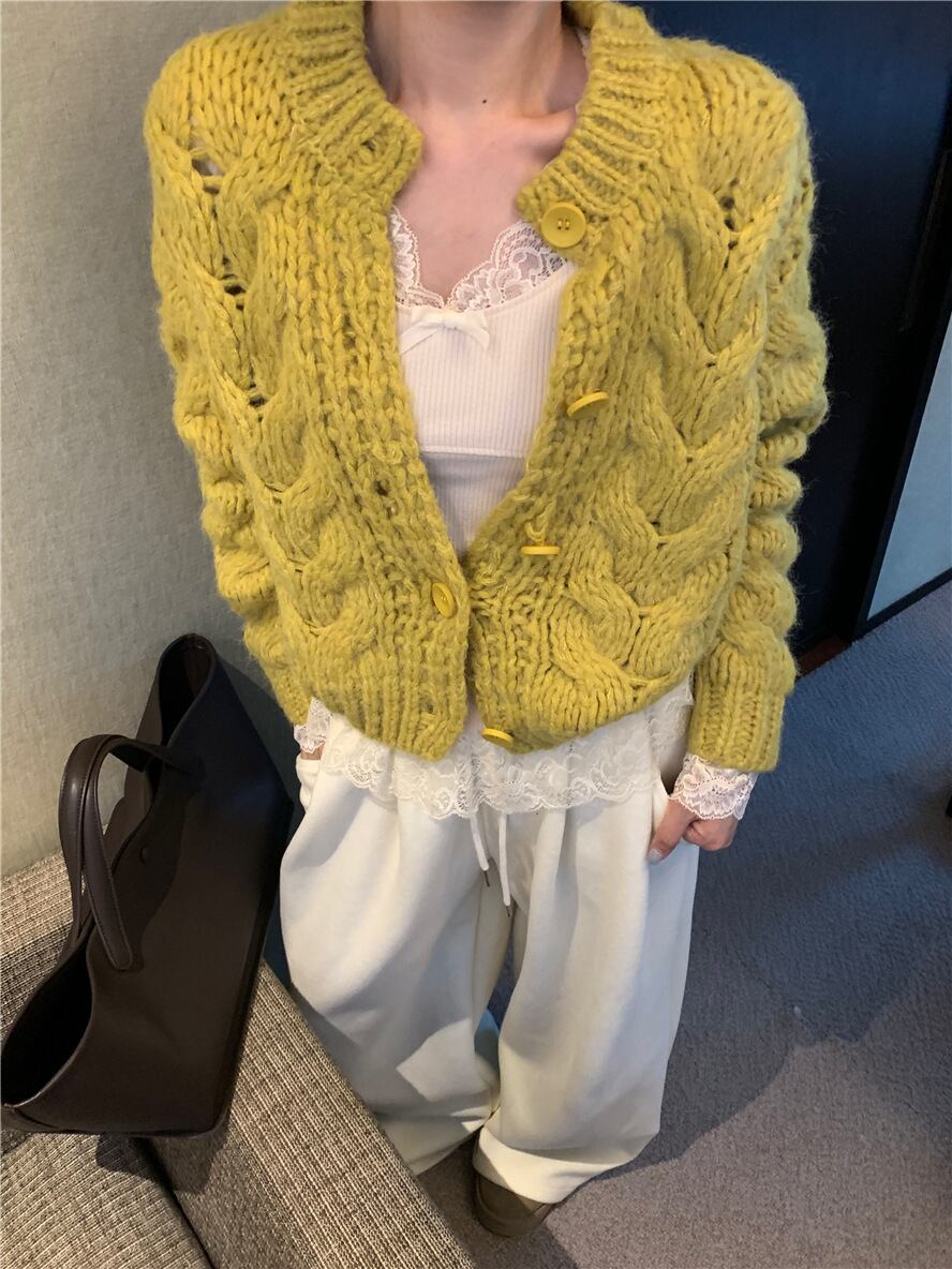 【outer】ニットカーデ　M27952
