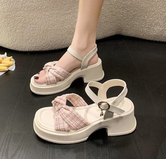 【shoes】厚底サンダル　M30224
