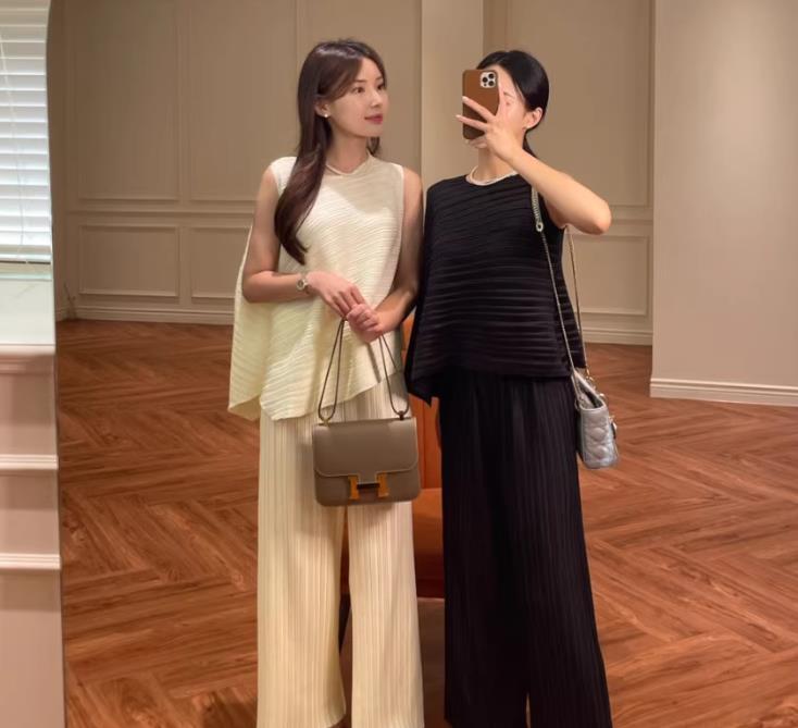 【set】イレギュラータンクトップ+ガウチョパンツ２点セットF7418