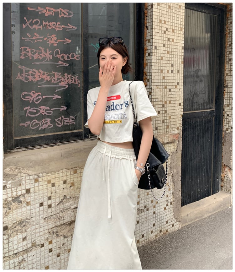【set】Tシャツ×スカートセット　M24649