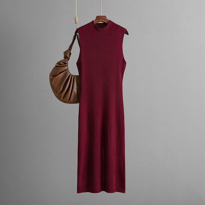 【dress】ノースリーブニットワンピース　M29734