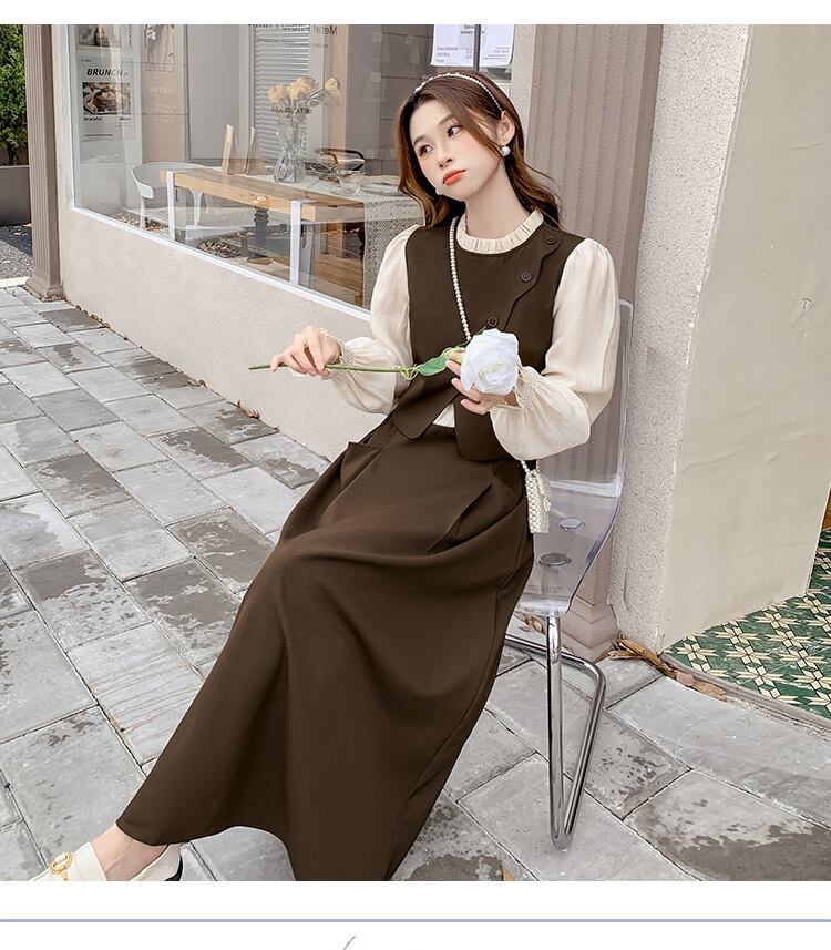 【dress】ドッキングワンピース　M18729