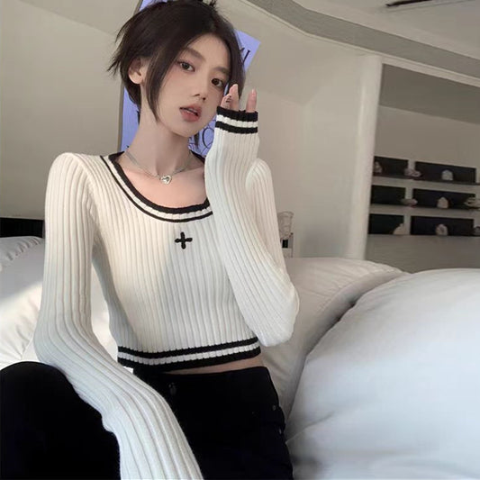 【tops】長袖ニットセーターG22840