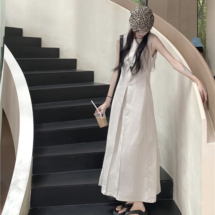 【dress】ノースリーブワンピース　M24530