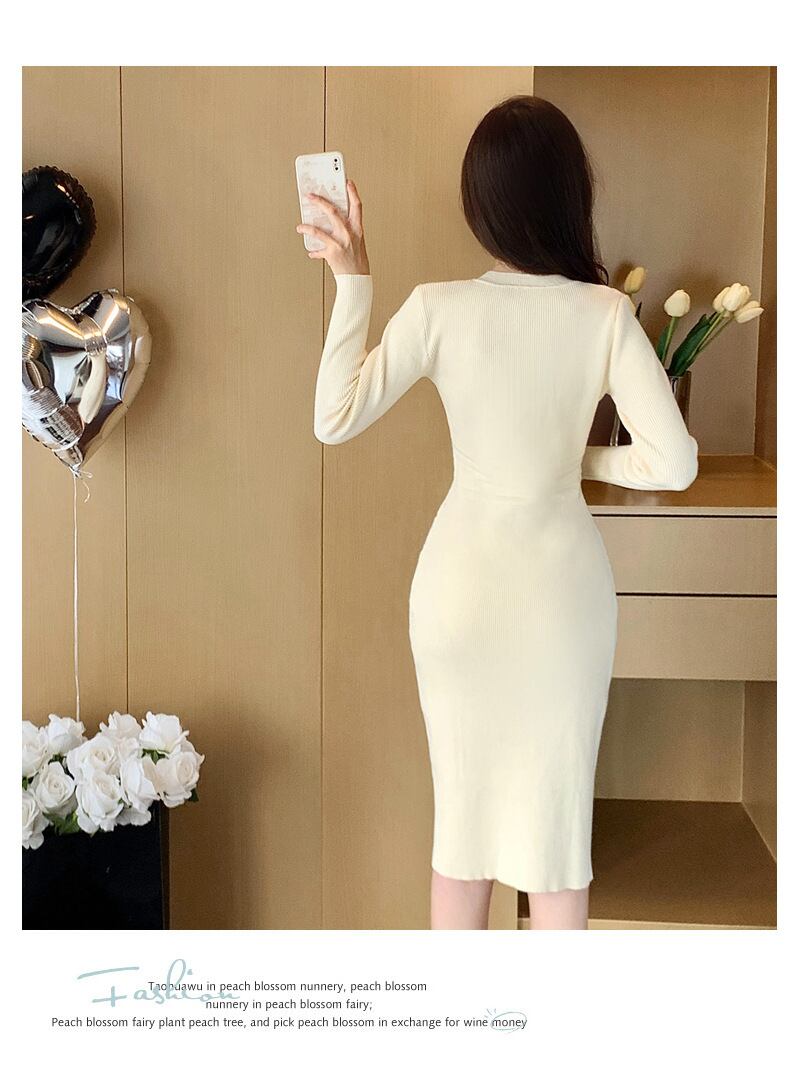 【dress】ニットワンピース　M28402