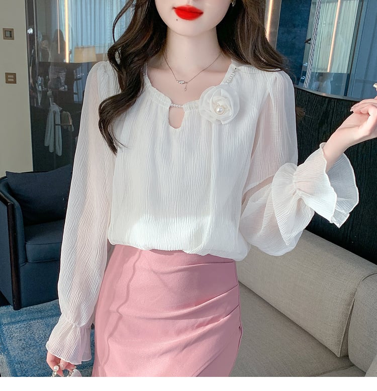 【tops】立体フラワートップス　M29036
