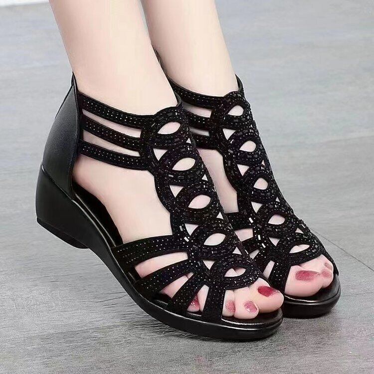 【shoes】カットワークサンダル　M30225