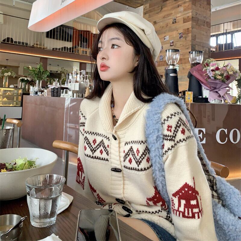 【outer】ニットカーデ　M27388