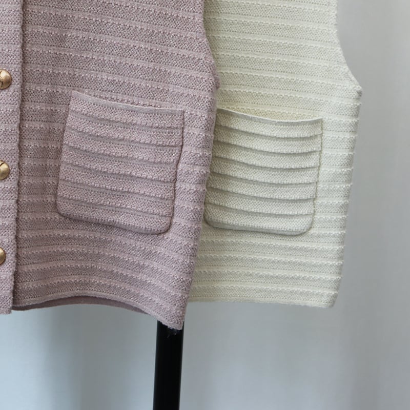 【tops】ニットベスト　M26172