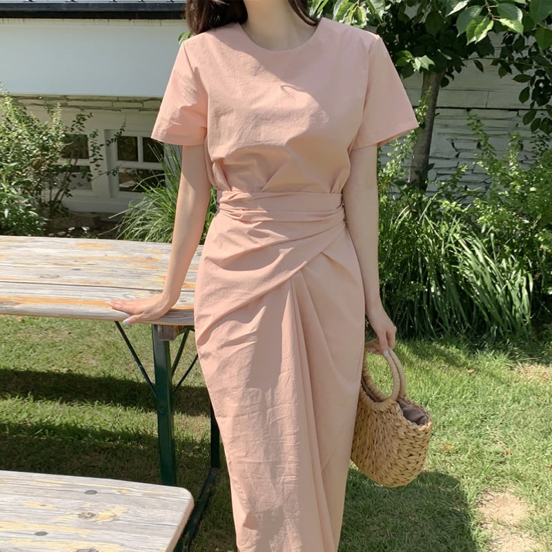 【dress】無地ワンピース　M24810