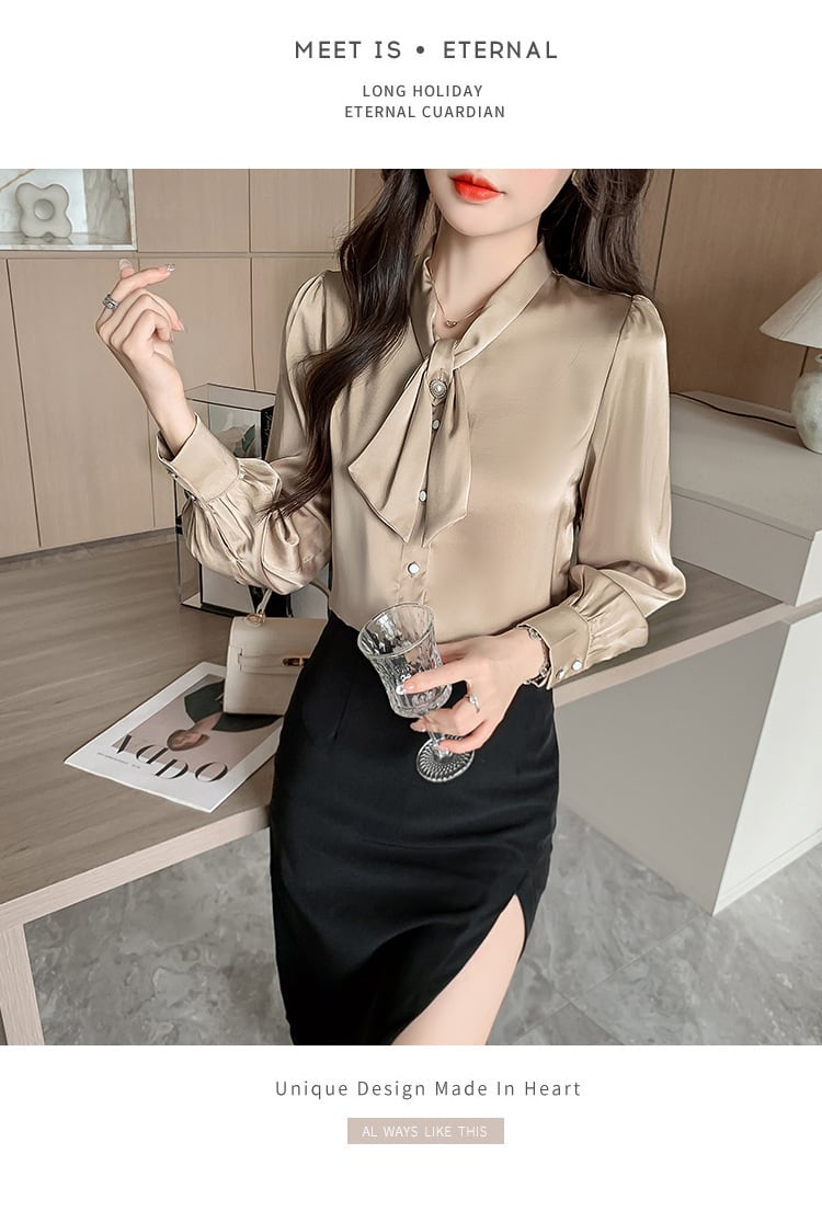 【tops】OL、通勤シャツブラウス　M29534