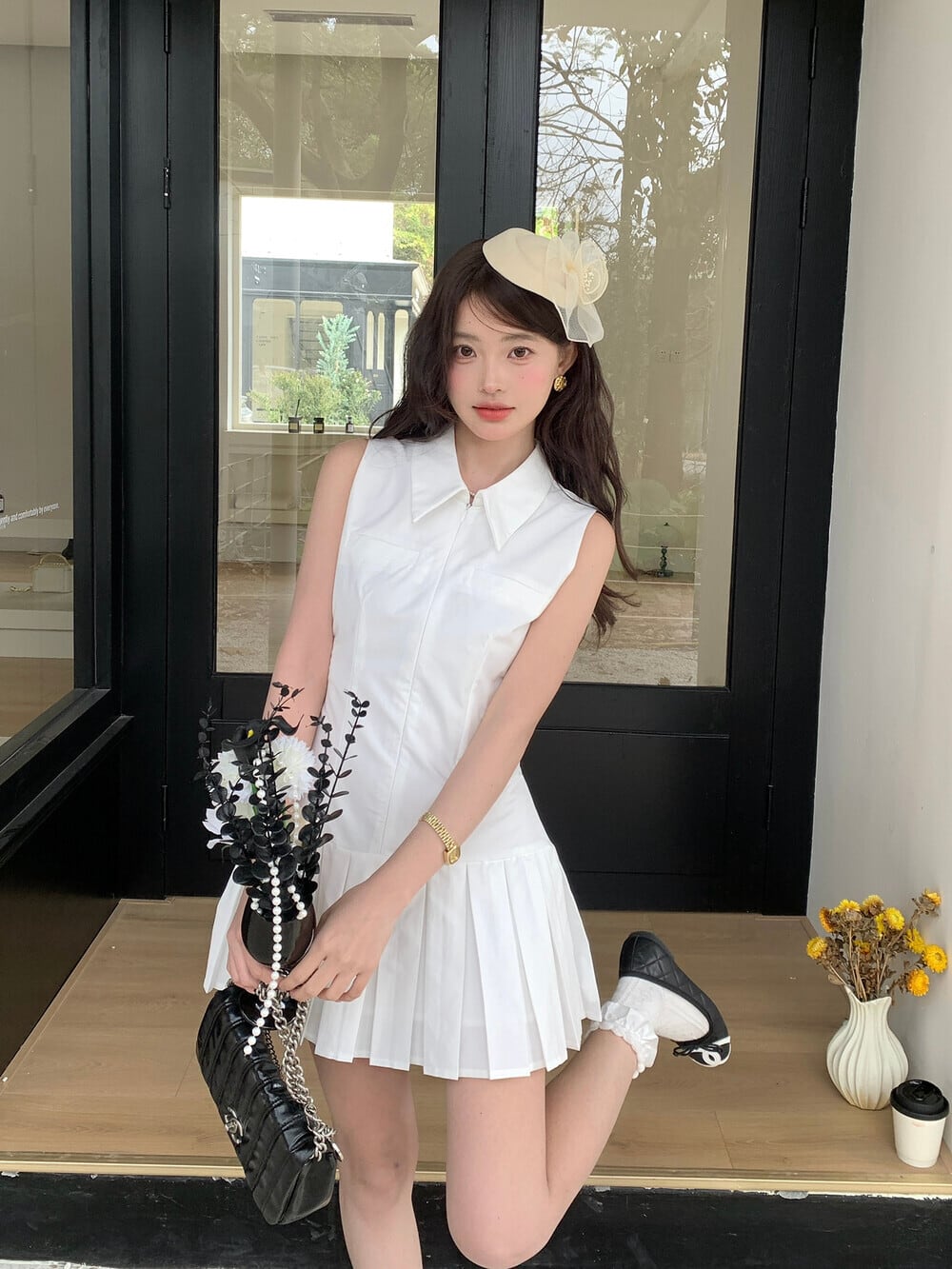 【dress】ノースリーブミニワンピース　N3549