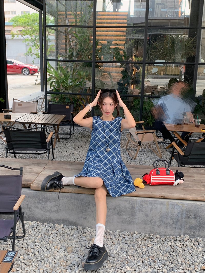【dress】ノースリーブワンピース　M24926