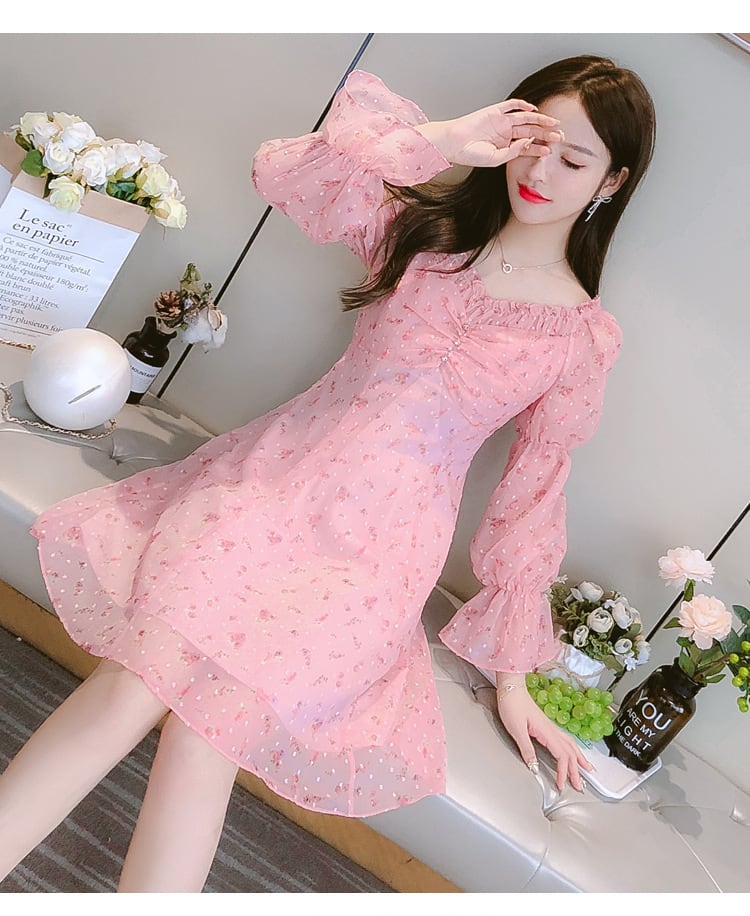 【dress】デートワンピース　M25356