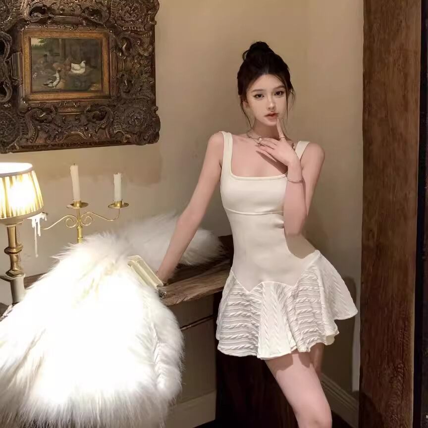 【dress】Aラインキャミワンピース G20410