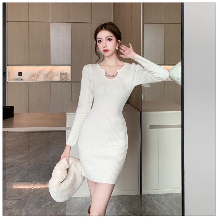 【dress】ニットワンピース　M19089