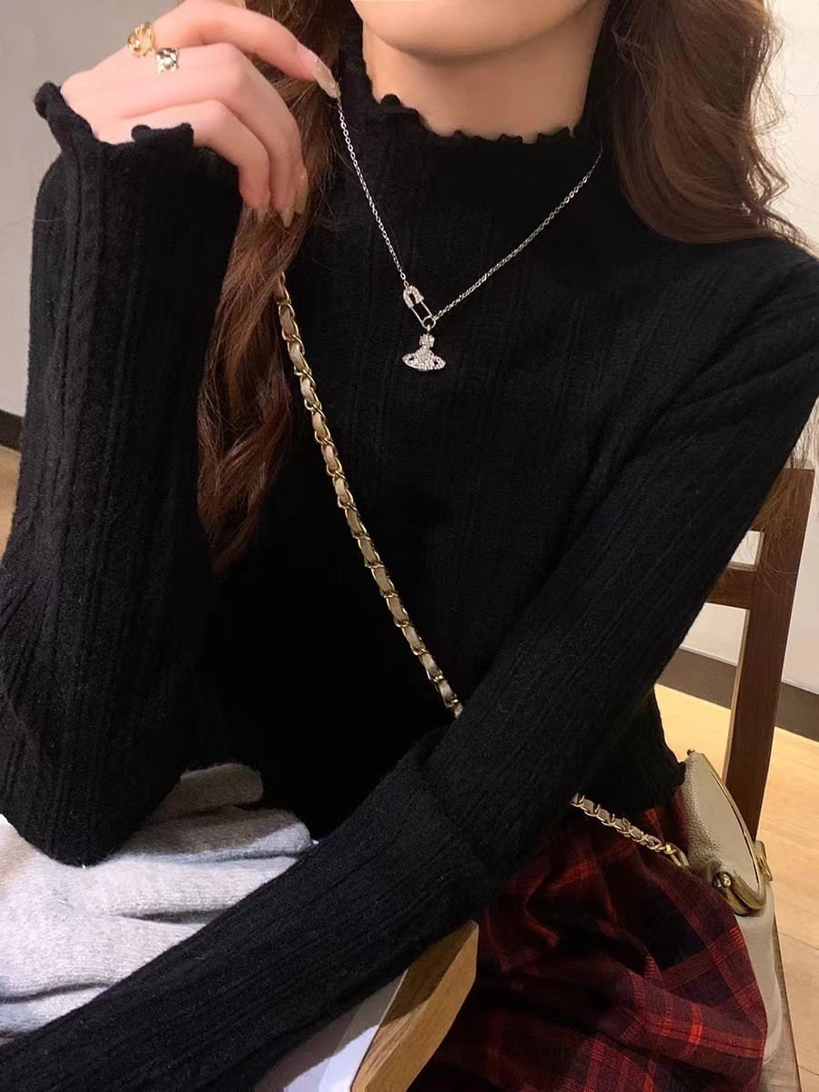 【tops】ニットトップス　M26428