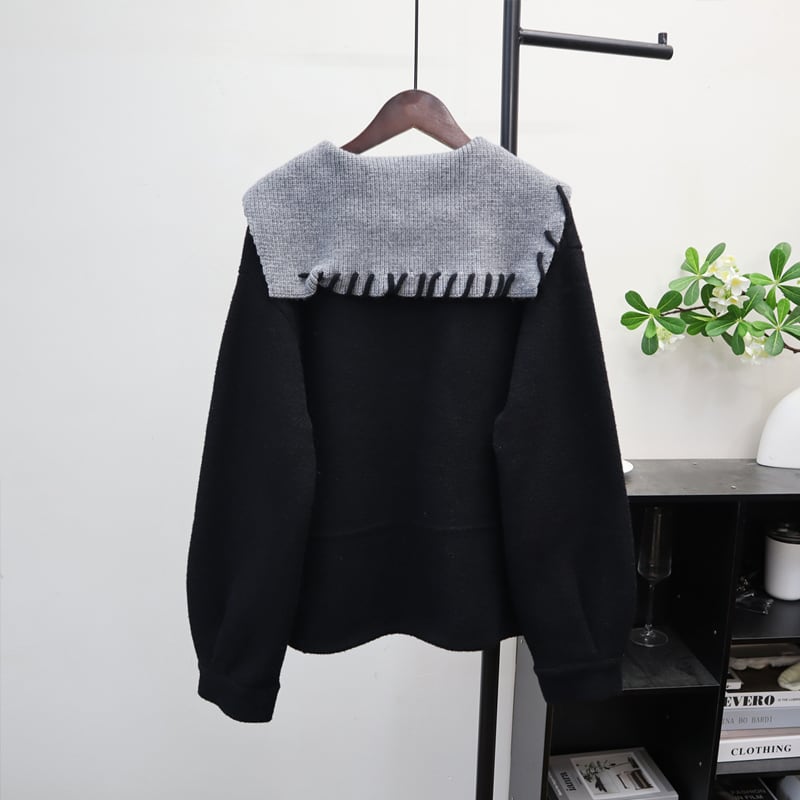 【outer】Vネックニットカーディガン Q7259