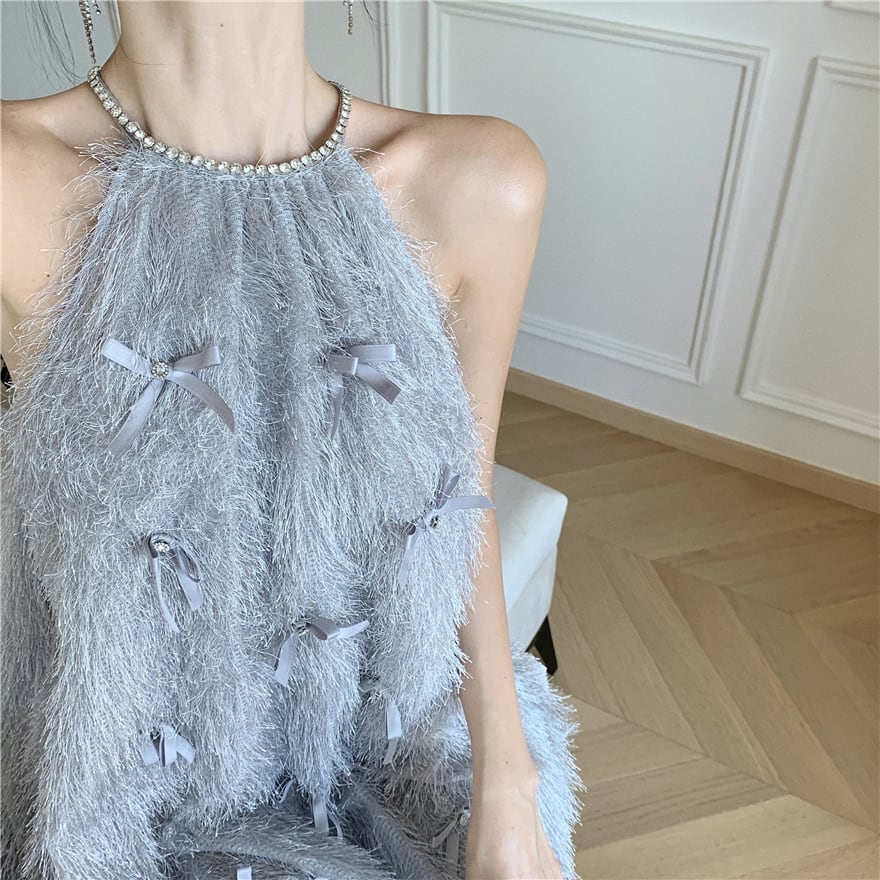 【dress】ホルターネックワンピース　M25086