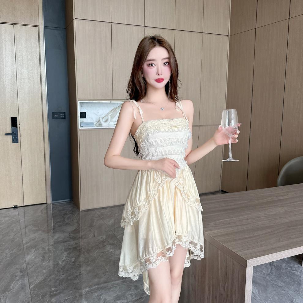 【dress】不規則 イレギュラーキャミワンピース　M24230