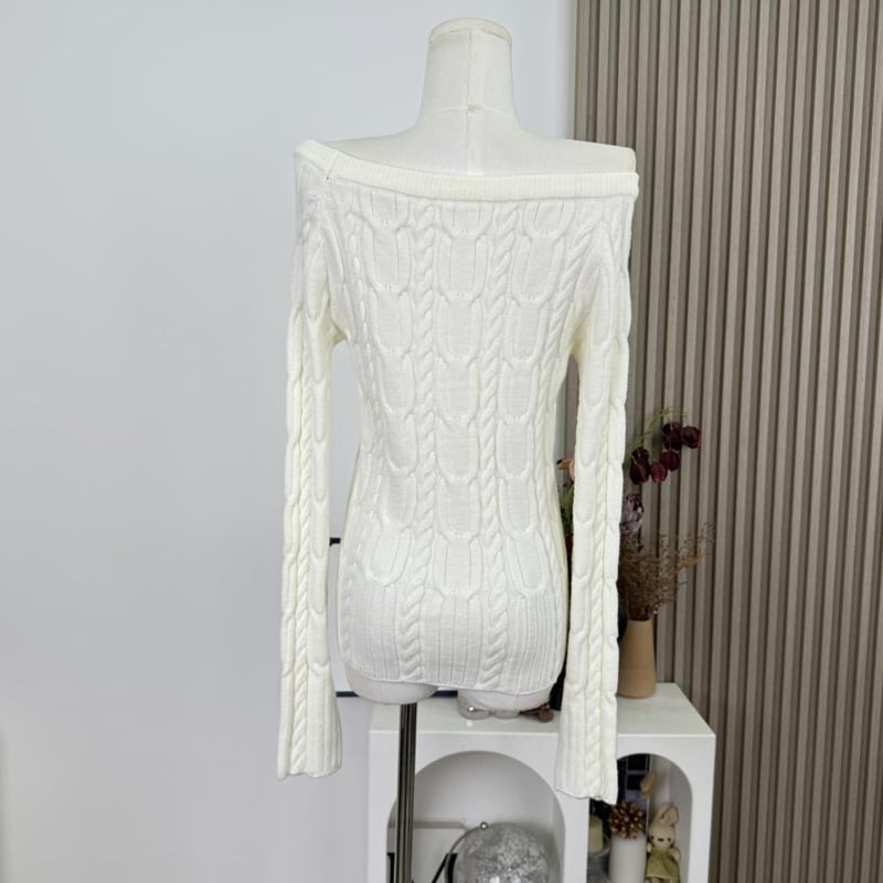 【tops】2wayニットトップス Q7620