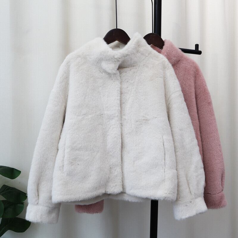 【outer】ショートファーコート　M27172
