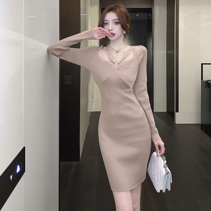 【dress】ニットワンピース　M27466