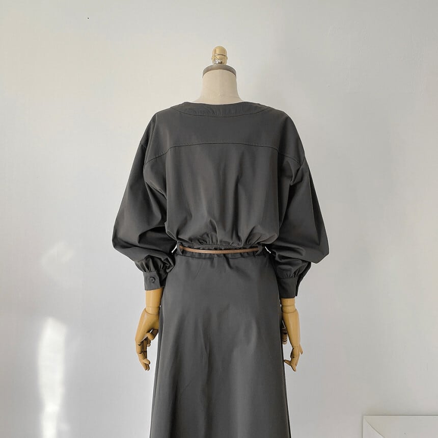 【dress】OL、通勤ワンピースベルト付き　M29620