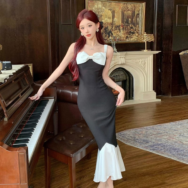 【dress】オフショルダーマーメイドワンピース G21117