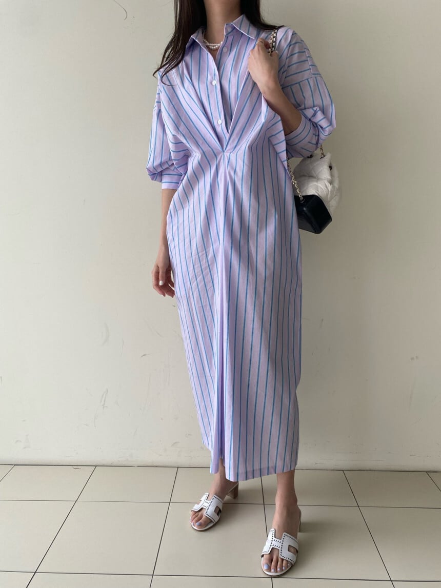 【dress】シャツワンピース　M24624