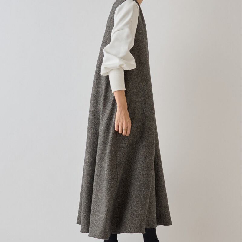 【dress】Vネックベストワンピース　M28039