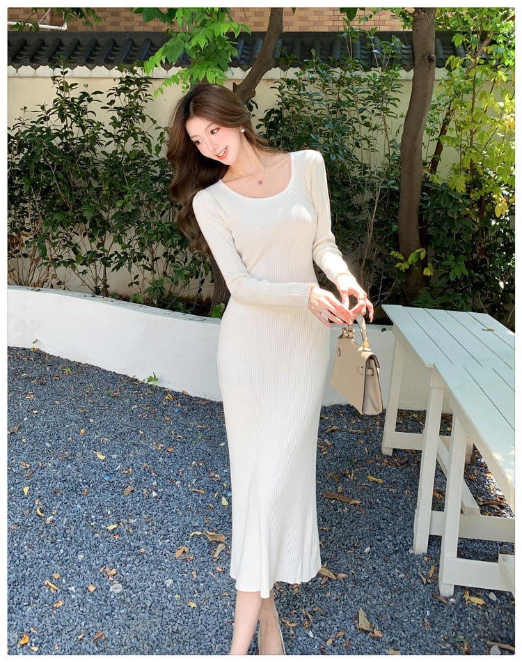 【dress】ニットワンピース　M25332