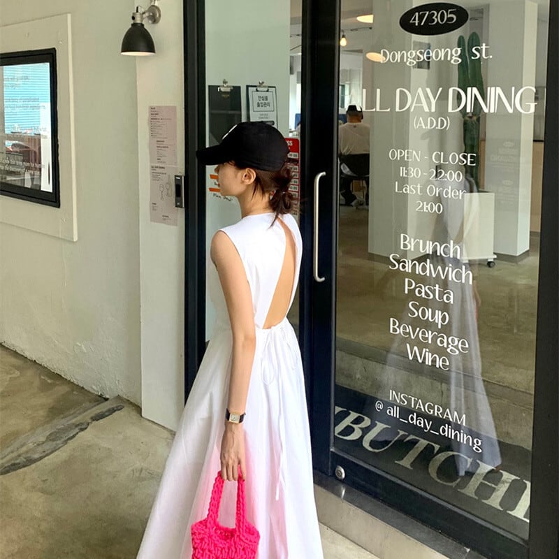 【dress】ノースリーブワンピース　M24737