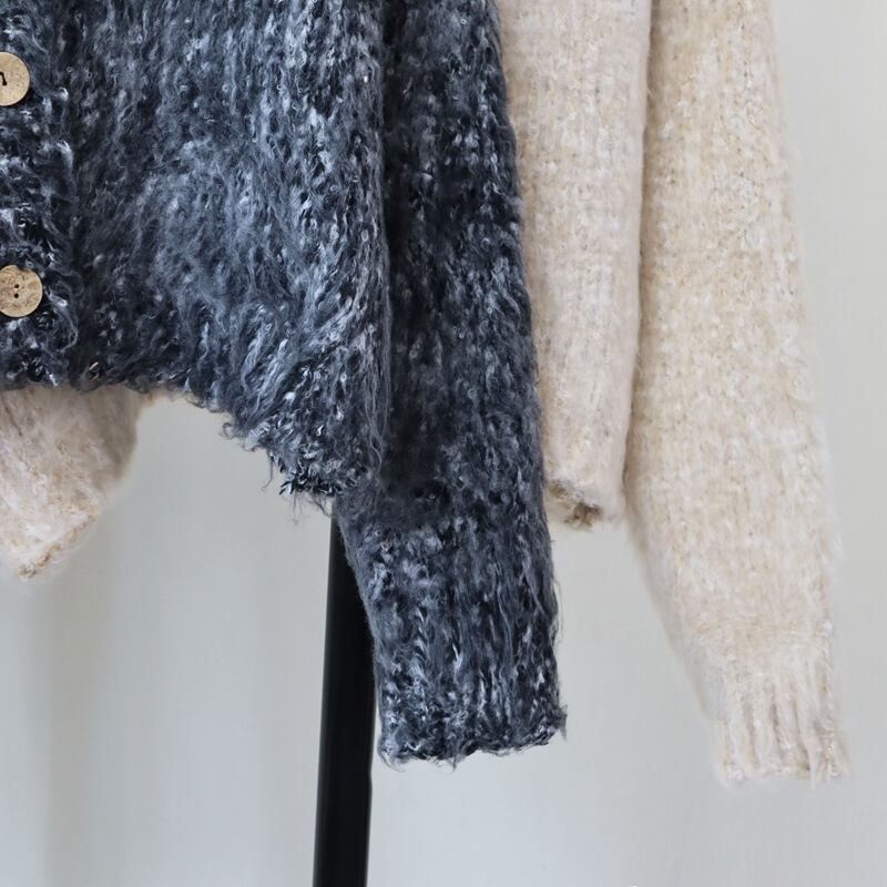 【outer】Vネックニットカーデ　M28588