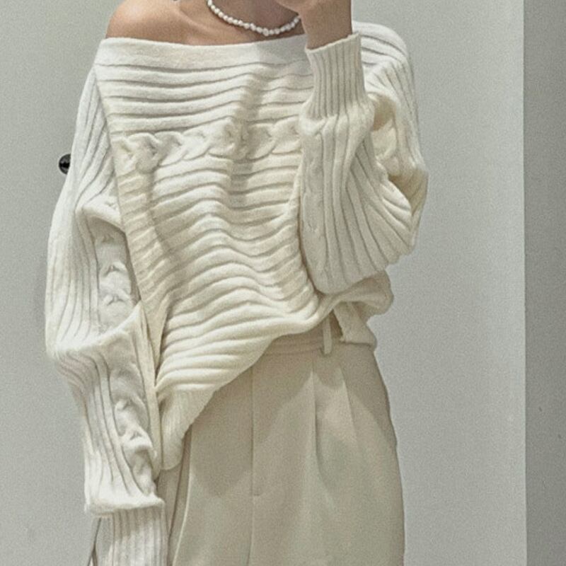 【tops】ニットプルオーバー　M19196