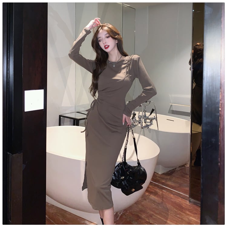 【dress】切り替えワンピース　M25348